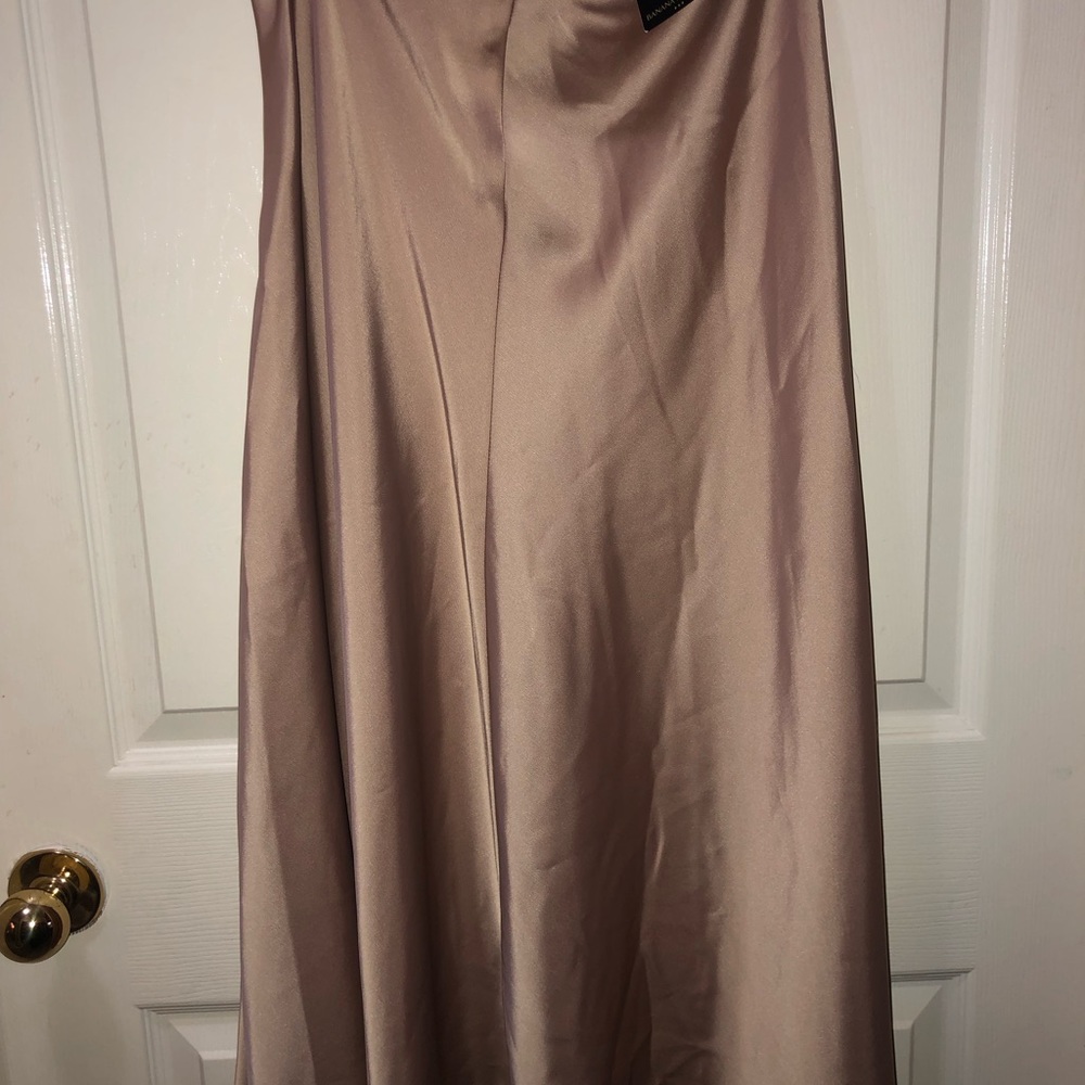 Banana Republic Long Length Maxi Skirt Size‎ 6 NEW champagne color - Picture 2 of 10